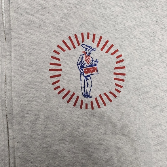 New Y2K Billionaire Boys Club Icecream Cowboy Zip Up Hoodie 2XL Pharrell BBC - Picture 3 of 13